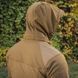 Флісова куртка з капюшоном M-Tac Norman Windblock Fleece Coyote розмір S 20027005bls-S фото 7