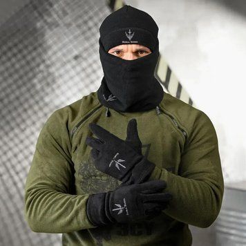 Комплект 3в1 Single Sword Шапка та Баф + Рукавиці чорний One Size buy94944 фото
