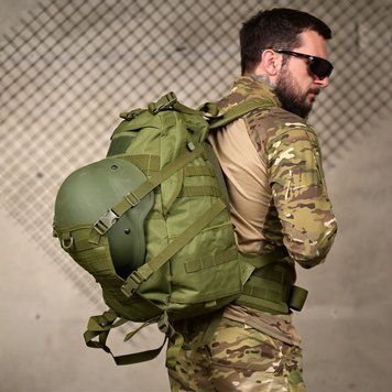 Тактичний рюкзак Badger Outdoor Gunny 30 л з тримачем для шолома олива 54x35x17&nbsp;см buy16766bls фото
