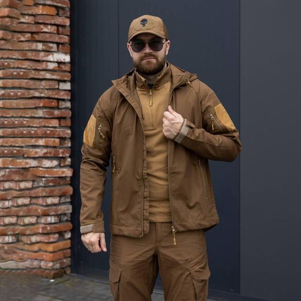 Костюм 3в1 R-Military Kayman 2.0 Куртка та Убакс + Штани з манжетами на липучках койот розмір XL for04697bls-XL фото