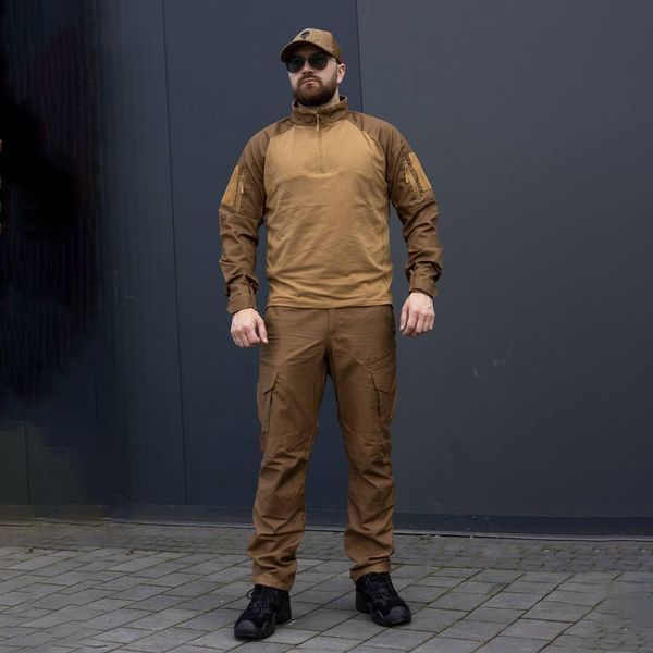 Костюм 3в1 R-Military Kayman 2.0 Куртка та Убакс + Штани з манжетами на липучках койот розмір XL for04697bls-XL фото