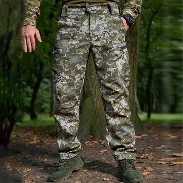 Штани R-Military Softshell&nbsp;на флісі з прогумованими блискавками піксель розмір S for00674bls-S фото