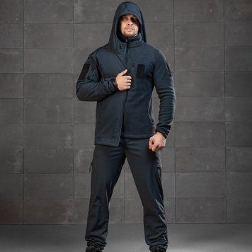 Тактична форма 3в1 ДСНС Softshell Куртка та Штани + Фліска синя розмір S buy90003bls-S фото