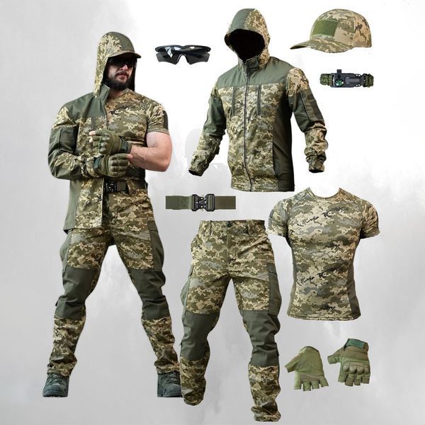 Тактичний костюм 8в1 Горка піксель розмір XL buy92725bls-XL фото