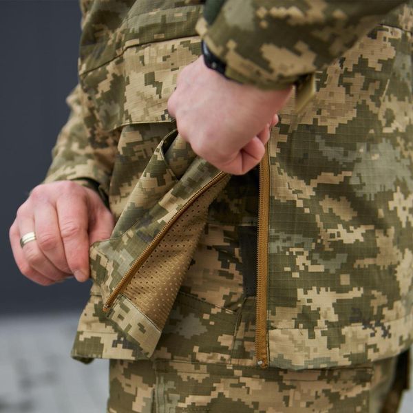Парка R-Military з капюшоном та сітчастою підкладкою піксель розмір S bkr905082bls-S фото