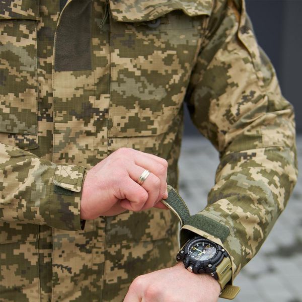 Парка R-Military з капюшоном та сітчастою підкладкою піксель розмір S bkr905082bls-S фото