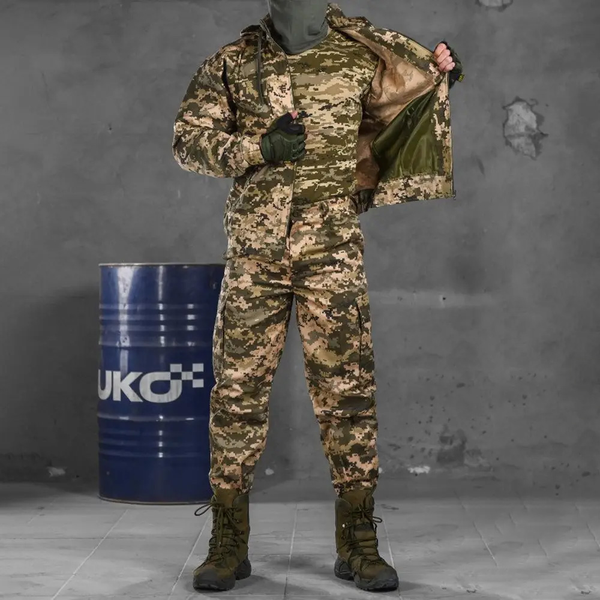 Костюм 3в1 Defender Куртка з капюшоном та Штани + Футболка піксель розмір S buy85535bls-S фото