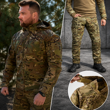 Форма Kalista Military Full-Pro Куртка-кітель + Штани з прихованими наколінниками мультикам розмір XL bkr310255+571833bls-XL фото