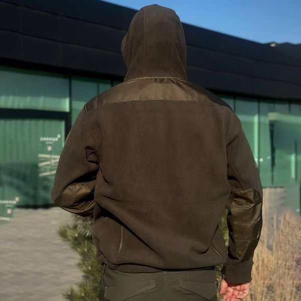 Флісова кофта R-Military з нейлоновими вставками та велкро для шевронів олива розмір S for02342bls-S фото