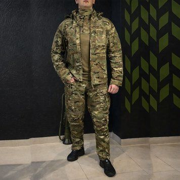 Форма 3в1 Kalista Military Куртка-кітель Full-Pro і Штани Full-Pro з прихованими наколінниками + Убакс Striker мультикам розмір S 50447bls-S фото
