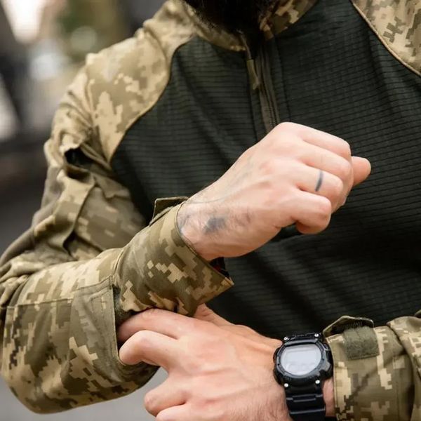 Утеплений Убакс з липучками під шеврони піксель розмір S buy50418frs-S фото