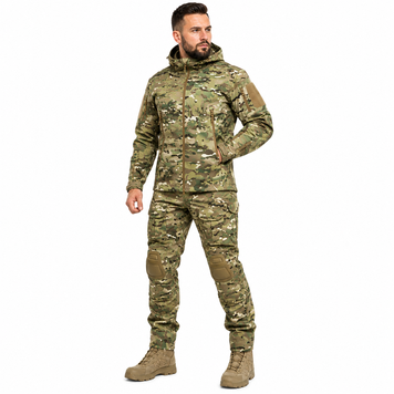 Костюм Куртка з капюшоном + Штани G2 з наколінниками мультикам розмір S for01539bls-S фото