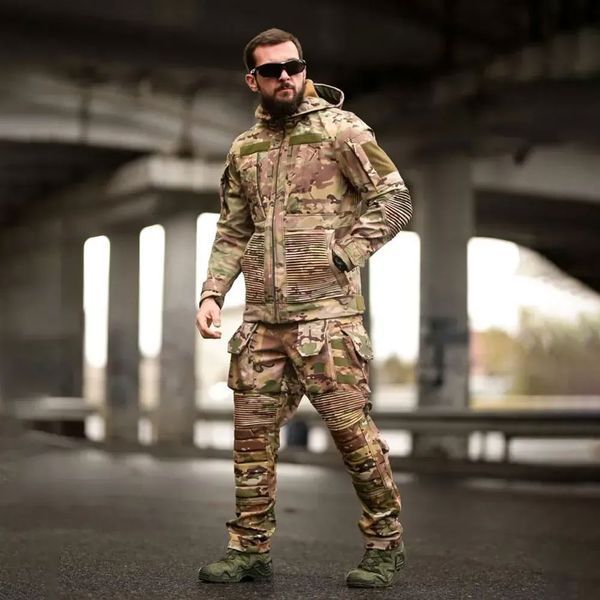 Тактична Форма Shark Softshell Куртка + Штани з посиленими колінами мультикам розмір S buy93970bls-S фото
