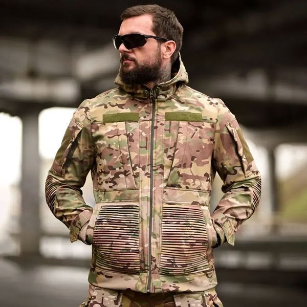Тактична Форма Shark Softshell Куртка + Штани з посиленими колінами мультикам розмір S buy93970bls-S фото
