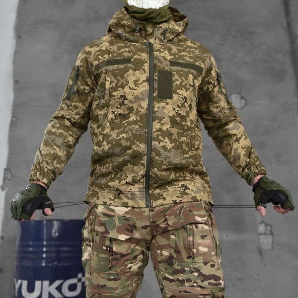 Тактична куртка Mossad з велкро під шеврони та манжетами на резинках піксель розмір S buy86708bls-S фото
