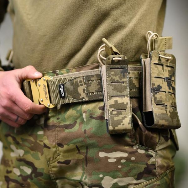 Розвантажувальний пояс Attack Tactical у зборі з підсумками піксель One Size buy95188bls фото