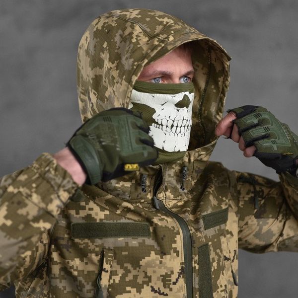Тактична куртка Mossad з велкро під шеврони та манжетами на резинках піксель розмір S buy86708bls-S фото