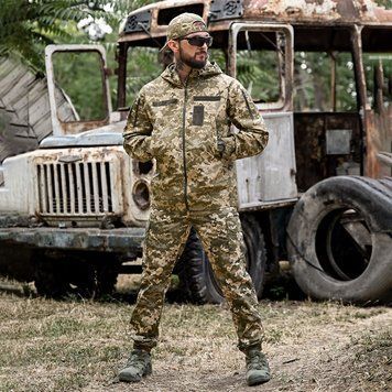 Тактична форма Restructuring Куртка з капюшоном + Штани піксель розмір XL buy91392bls-XL фото