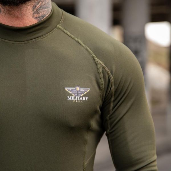 Тактичний Лонгслів R-Military на флісі олива розмір S buy97845-S фото