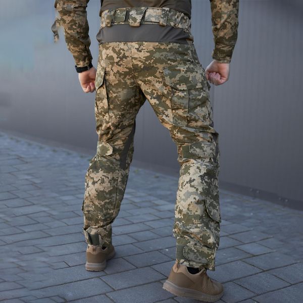 Костюм R-Military Тайфун Убакс з липучками під шеврони + Штани з наколінниками піксель розмір S bkr636315піксельbls-S фото