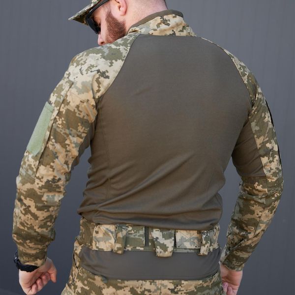 Костюм R-Military Тайфун Убакс з липучками під шеврони + Штани з наколінниками піксель розмір S bkr636315піксельbls-S фото