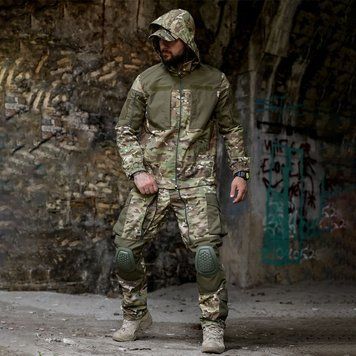 Тактична форма Горка Oblivion Tactical Куртка + Штани з відсіками для демпферів мультикам розмір XL 16550bls-XL фото