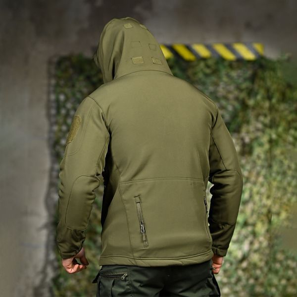 Тактична куртка Silver Knight Windstoper Softshell з вентиляційними блискавками олива розмір S 20006bls-S фото