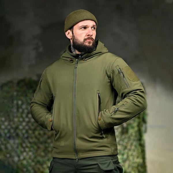 Тактична куртка Silver Knight Windstoper Softshell з вентиляційними блискавками олива розмір S 20006bls-S фото