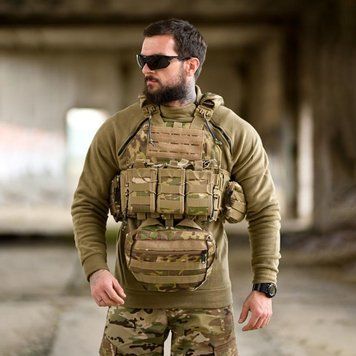 Плитоноска Single Sword Detect у зборі з підсумками та рюкзаком мультикам One Size buy94650bls фото