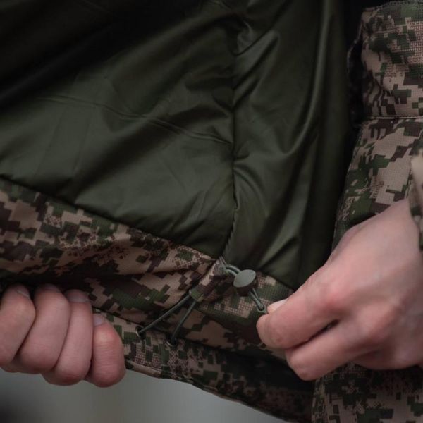 Зимова форма R-Military Nord Storm Куртка з капюшоном + Штани з підтяжками хижак розмір S for02192bls-S фото