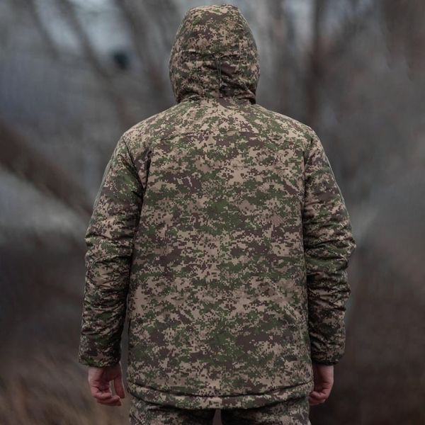 Зимова форма R-Military Nord Storm Куртка з капюшоном + Штани з підтяжками хижак розмір S for02192bls-S фото