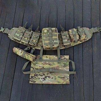 Розвантажувальний пояс Grand Tactic Voin у зборі з підсумками мультикам GT3016bls  фото