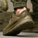 Шкіряні кросівки Frog з сітчастими вставками та гумовою підошвою олива розмір 40 buy95585bls-40 фото 2