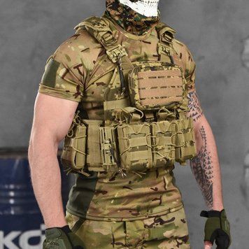 Плитоноска Nixon Cordura у зборі з підсумками та 4-ма точками скидання піксель One Size buy87091bls фото